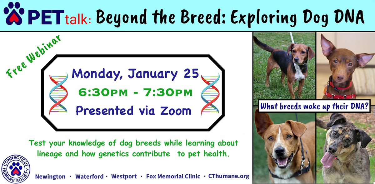 Beyond The Breed Exploring Dog Dna Lucy Robbins Welles Library Online 25 January 21
