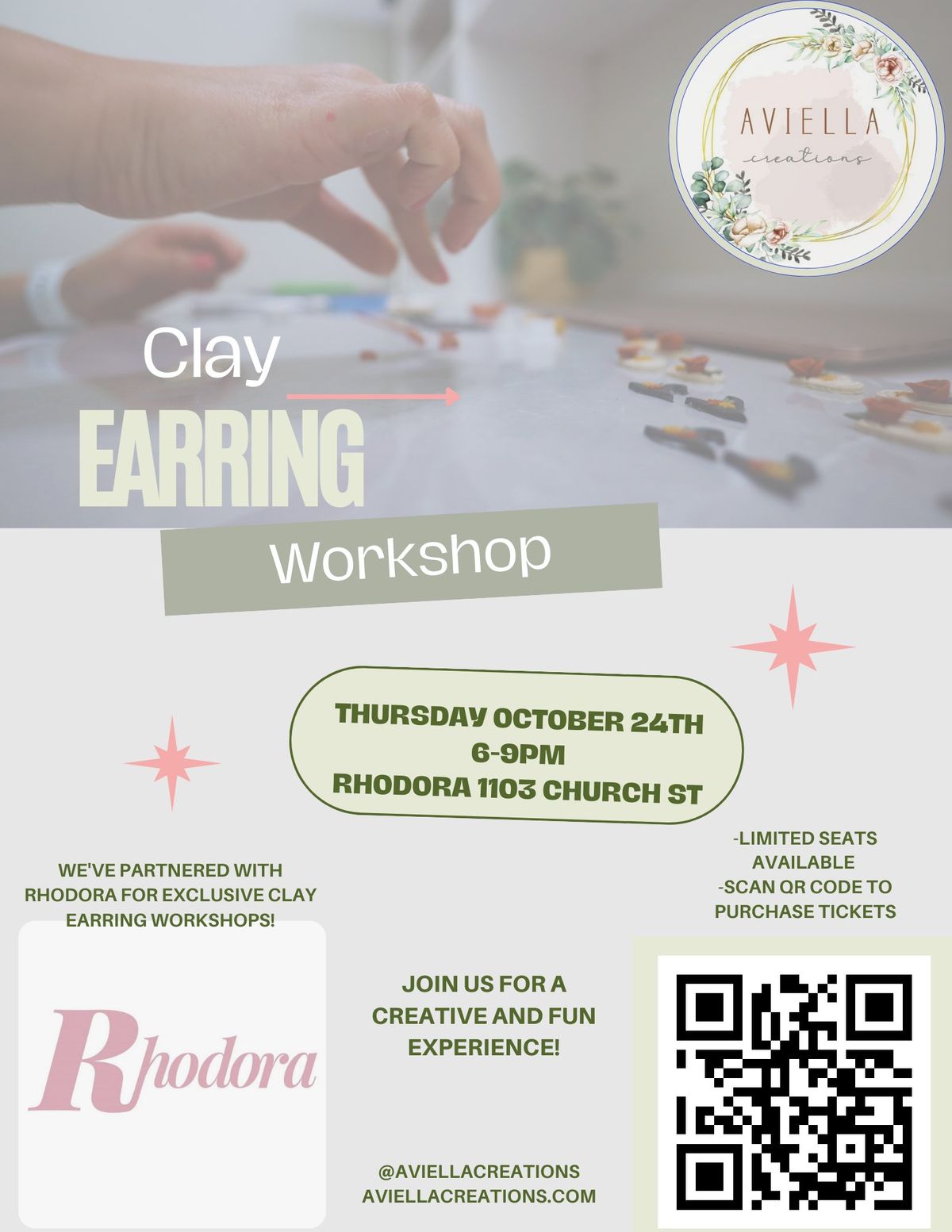 Clay Earring Workshop