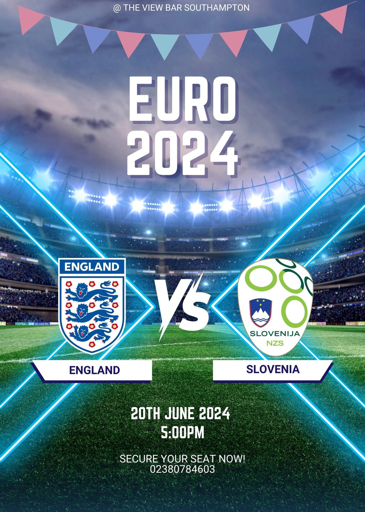EURO 2024 - ENGLAND VS SLOVENIA