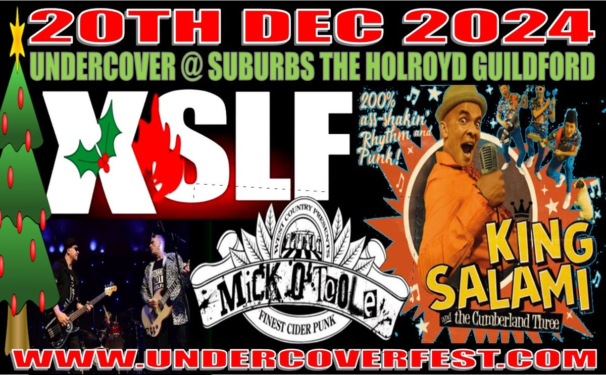 XSLF \/ King Salami & The Cumberland Three \/ Mick O'Toole play the annual Undercover Xmas Party (V)