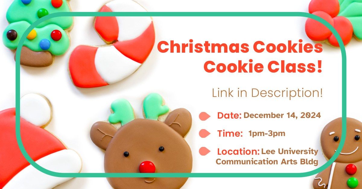 (SOLD OUT) Christmas Cookies Decorating Class (AFTERNOON)