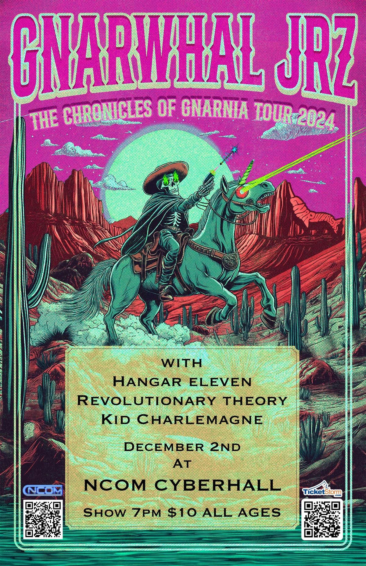 Gnarwhal Jrz \/\/ Hangar 11 \/\/ Revolutionary Theory \/\/ Kid Charlemagne at NCom! 12\/2