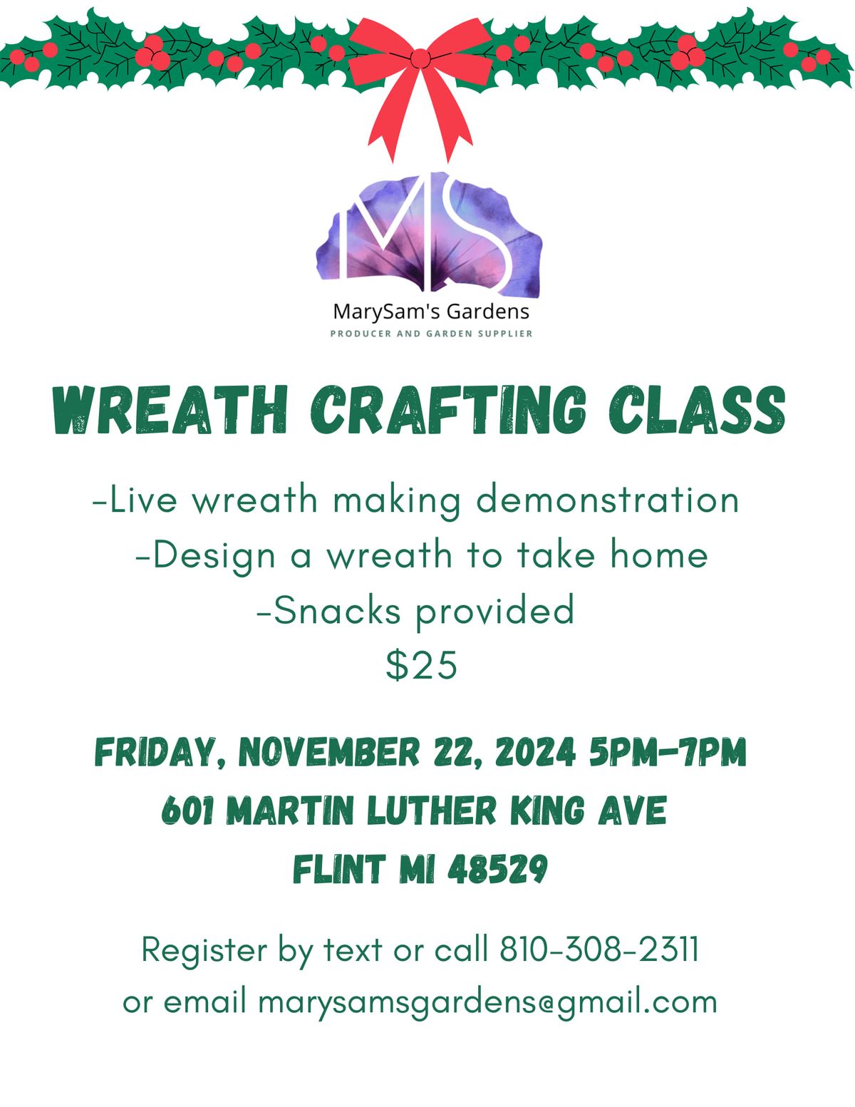 Wreath Crafting  Class