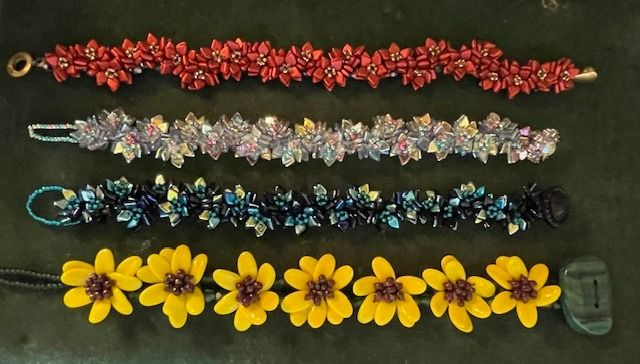 September 23rd ABS Meeting - Poinsettia Row Bracelet - Taught by Rhonda