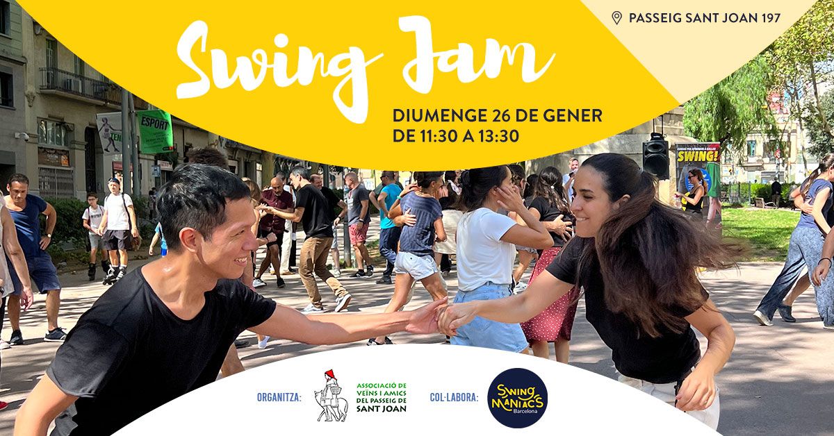 Swing Jam al Passeig de Sant Joan!