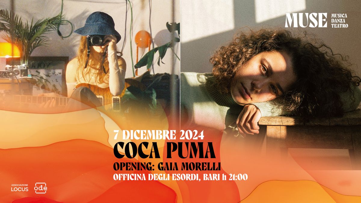 Muse 2024 presenta COCA PUMA + Gaia Morelli