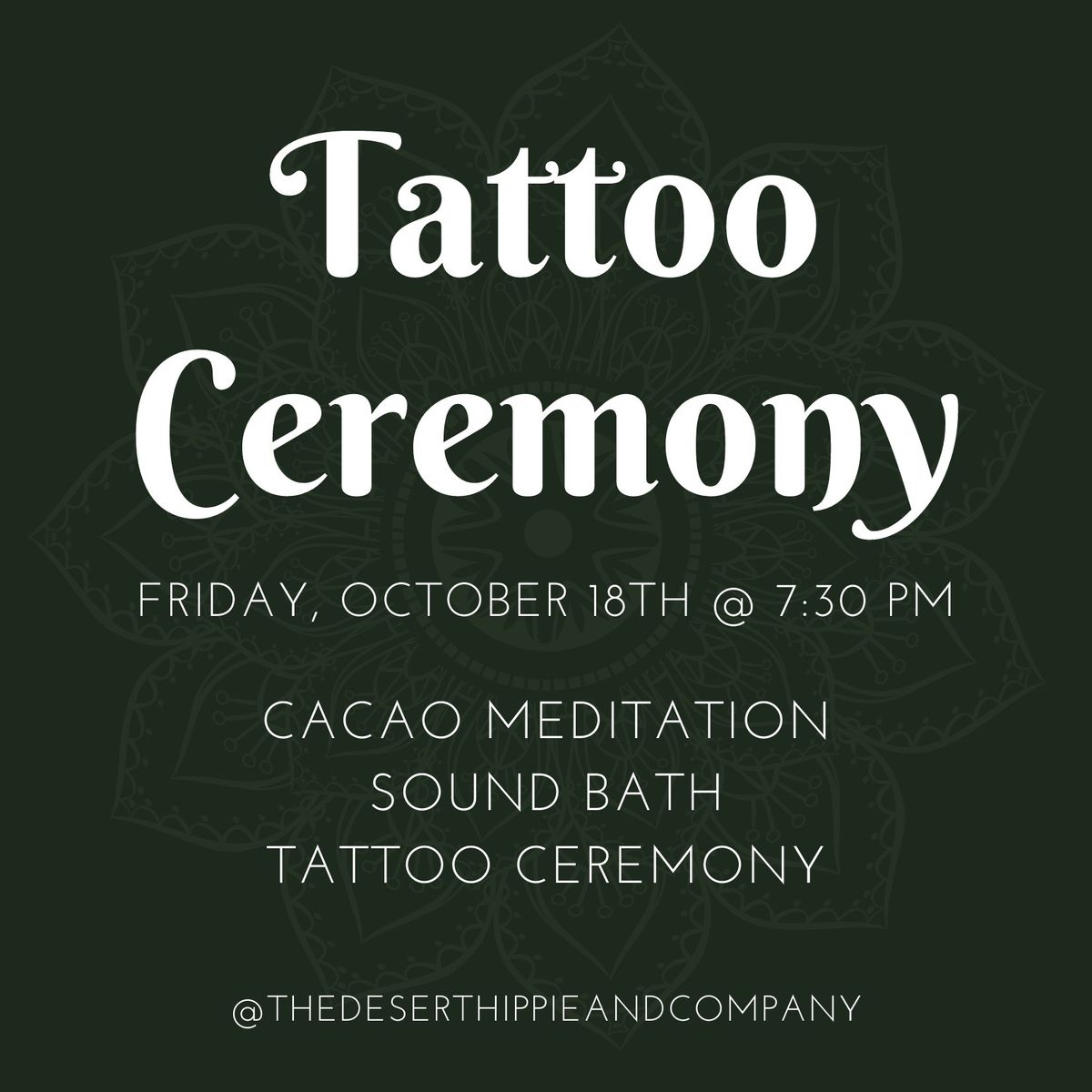 Full Moon Tattoo Ceremony