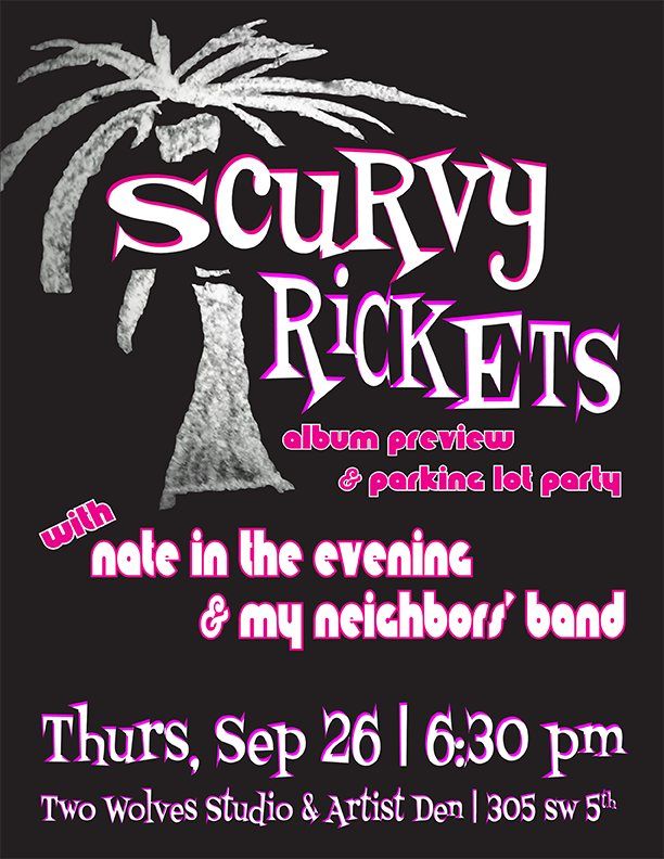 Parking Lot Concert with Scurvy Rickets | Nate In The Evening | My Neighbor's Band