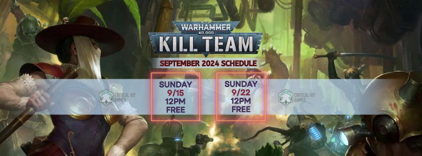 Warhammer K*ll Team Events