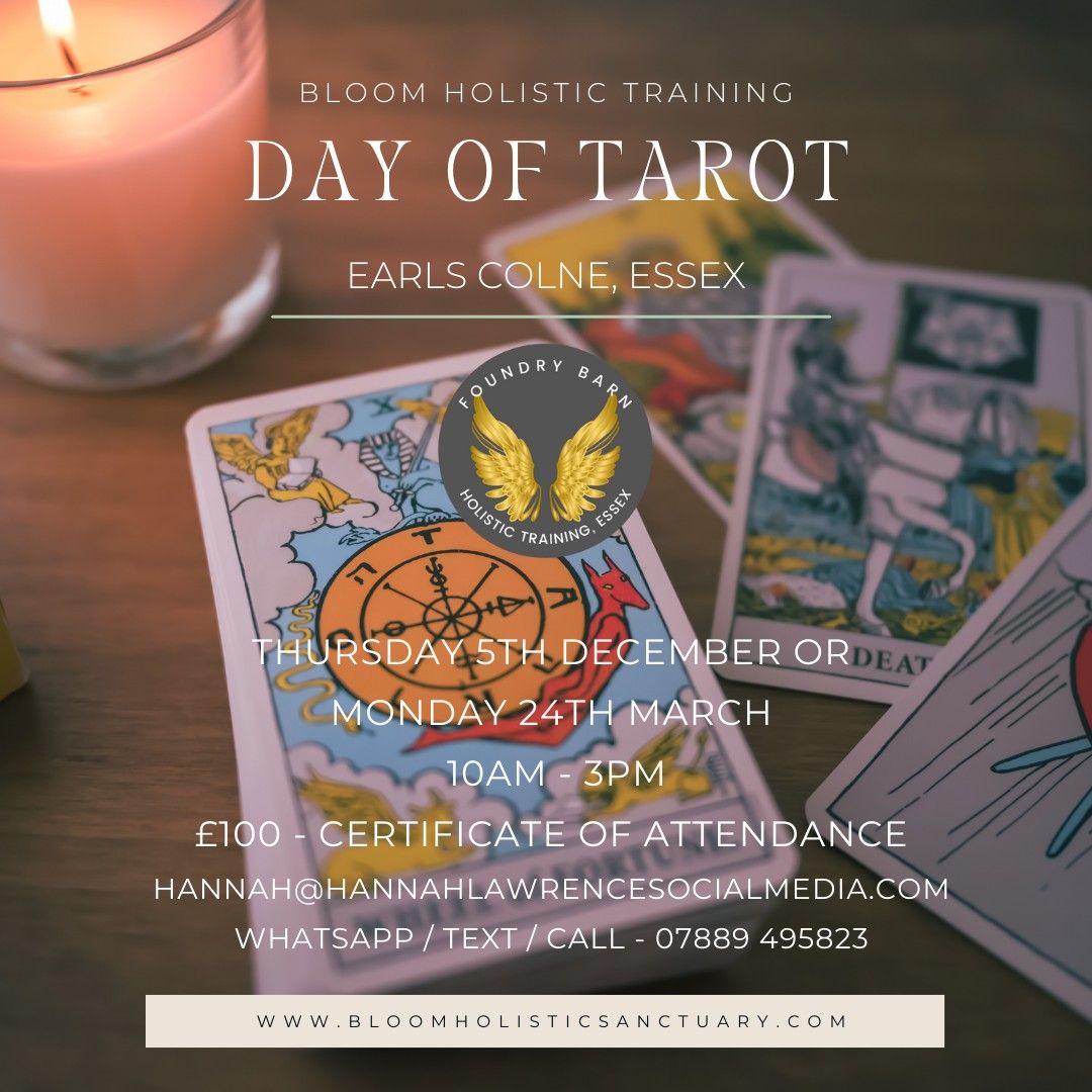 A Day of Tarot at Foundry Barn, Earls Colne, Essex