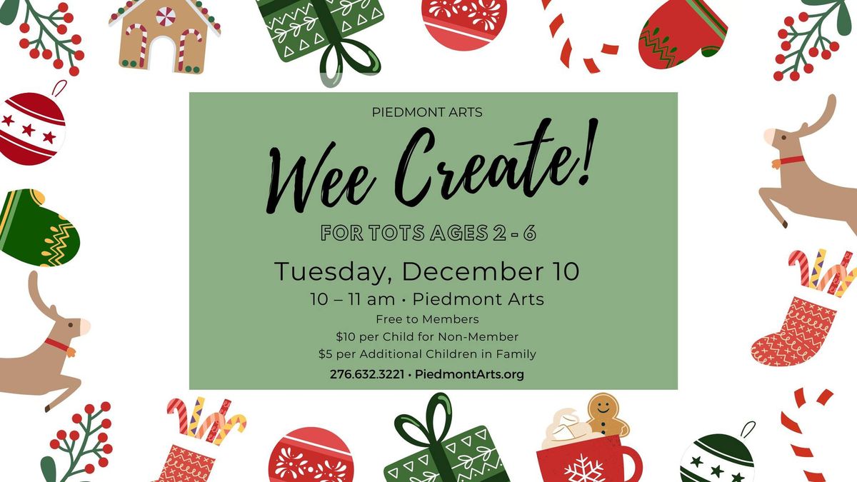 Wee Create - Holiday Craft