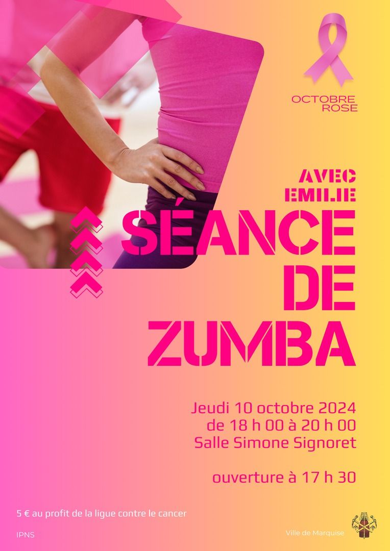 Octobre rose : S\u00e9ance de Zumba - Marquise