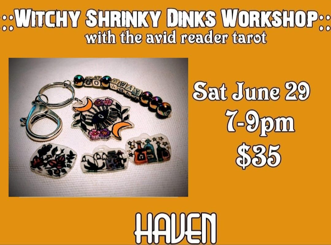Witchy Shrinky Dink Workshop!