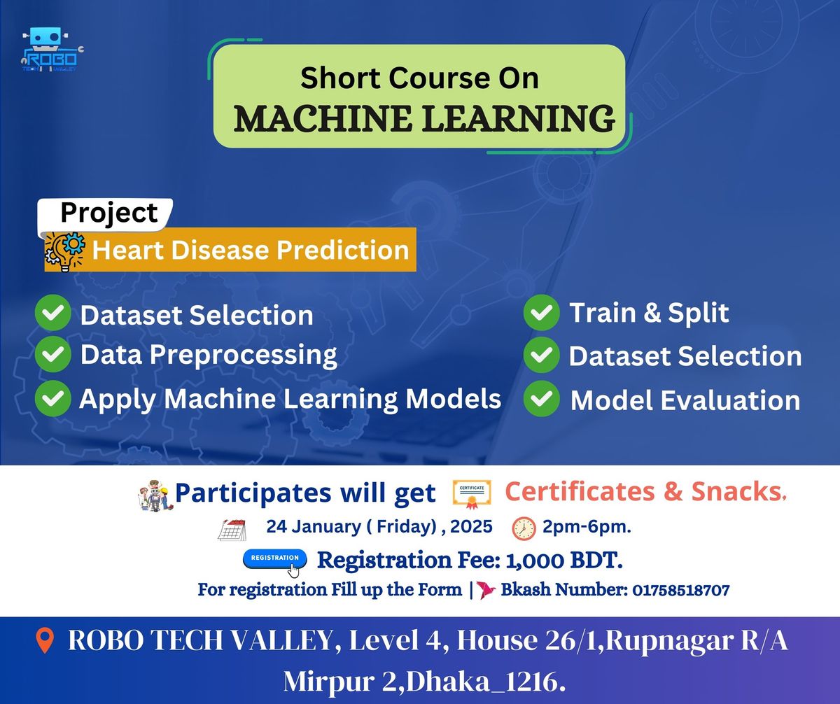 Short course on Machine Learning