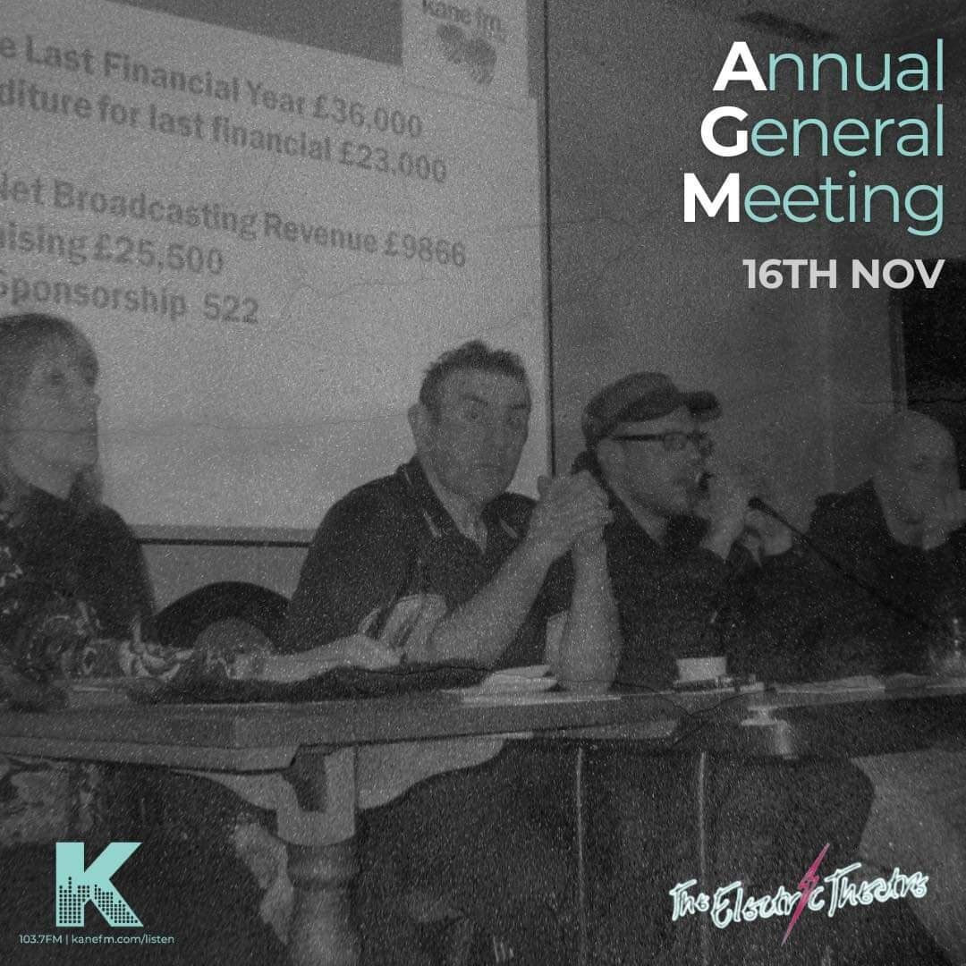 Annual General Meeting - 13 years of Kane FM