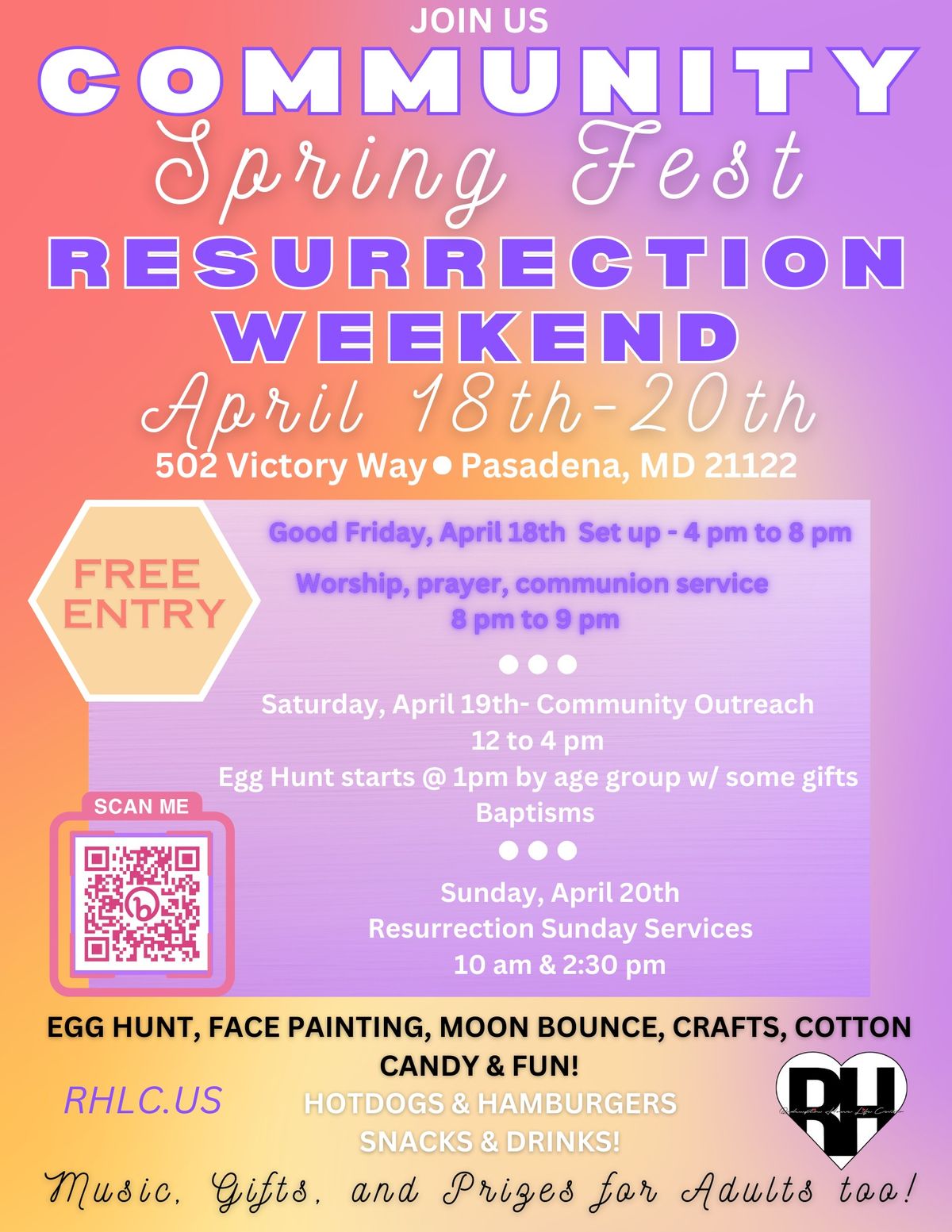 Resurrection Weekend \/ Spring Fest