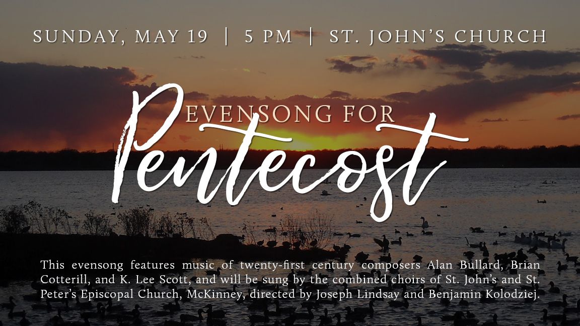 Choral Evensong for Pentecost