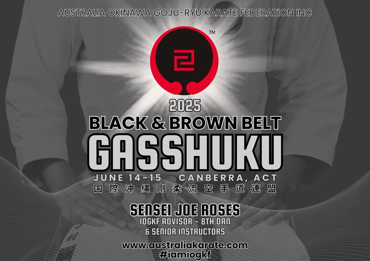 2025 AOGKF Black and Brown Belt Gasshuku