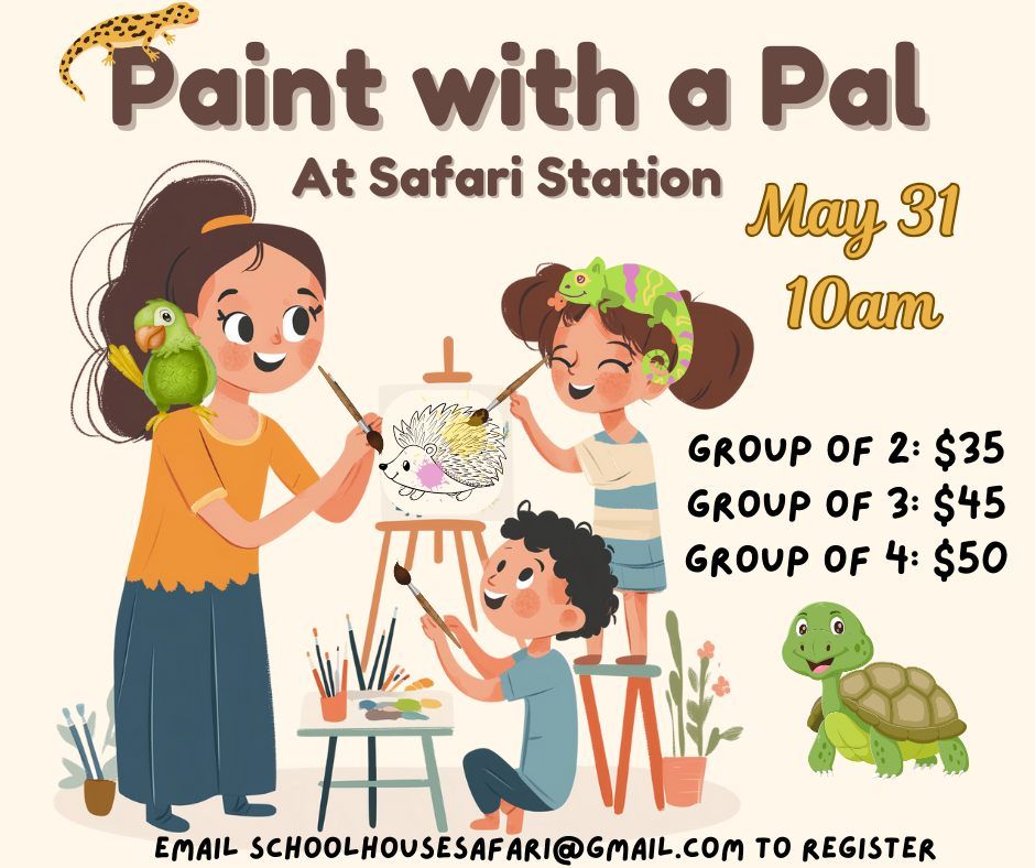 Paint with a Pal at Safari Station