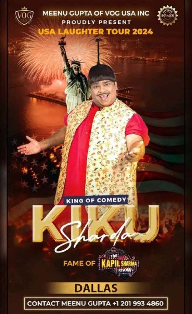 King of Comedy Kiku Sharda Live in Dallas