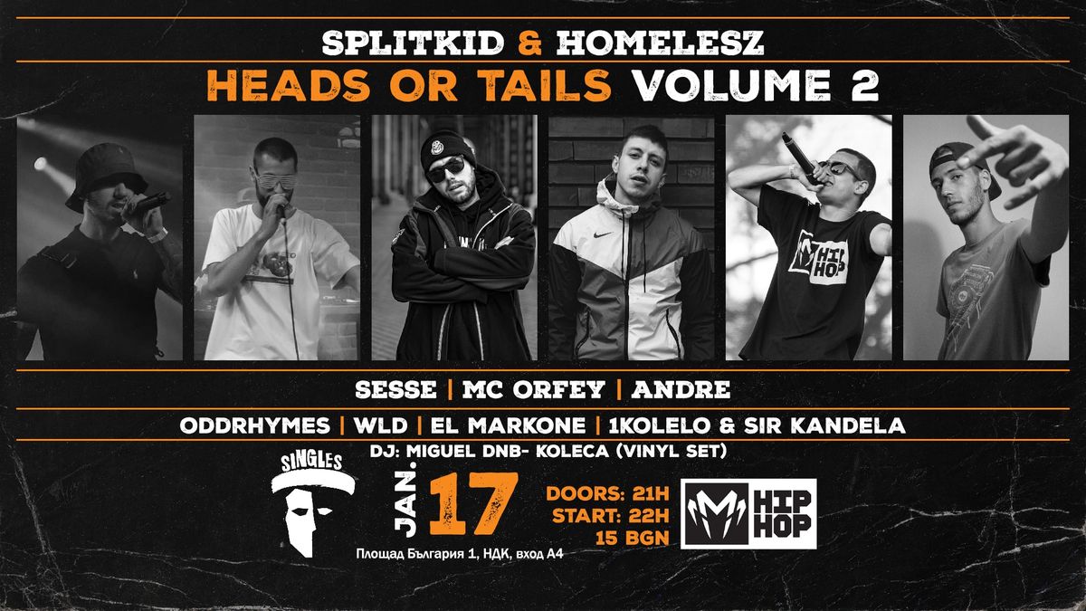 SplitKid x Homelesz (Heads or Tails Volume 2) by Miguel Hip Hop