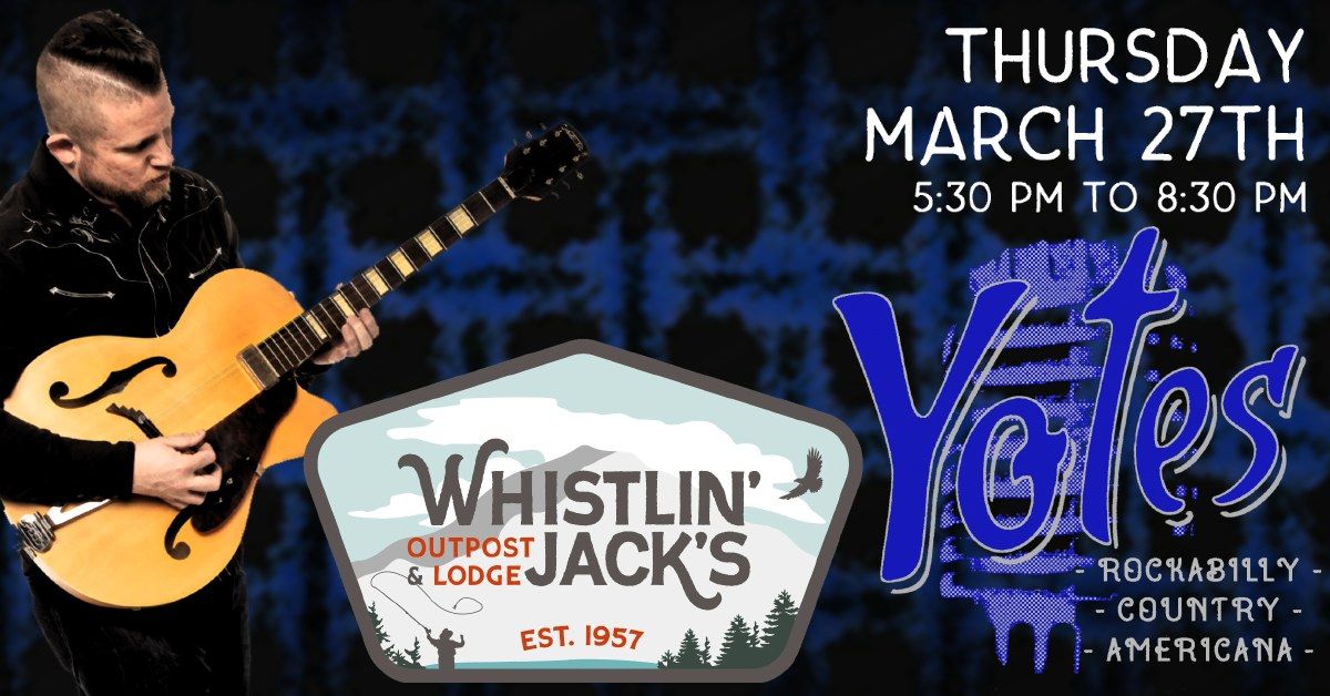 Yotes - Rockabilly, Country, and Americana - Whistlin' Jack's