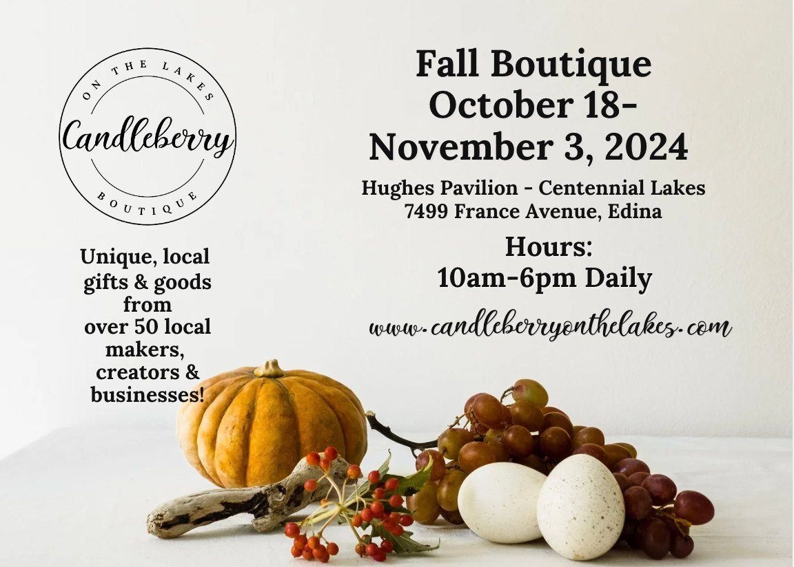 Opening Day- Candleberry on the Lakes Spring Boutique 