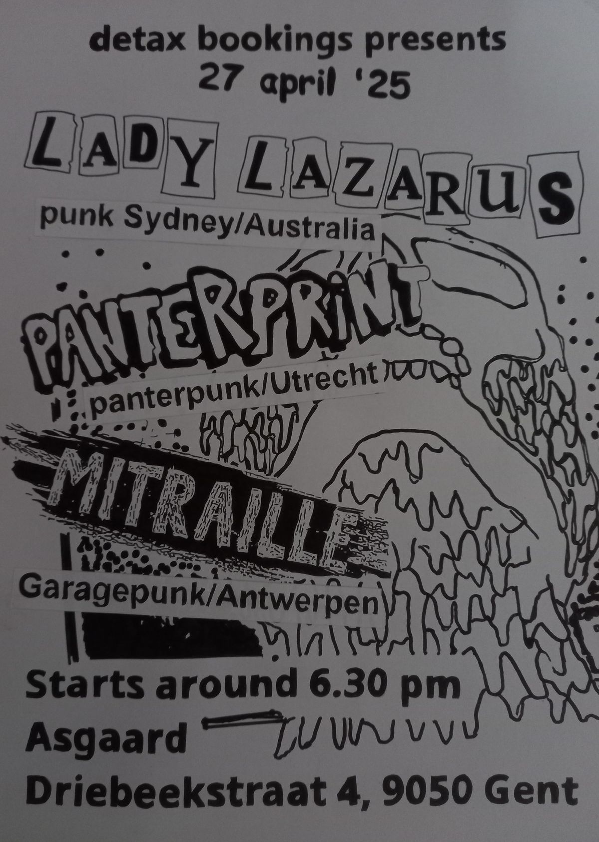 LADY LAZARUS\/PANTERPRINT\/MITRAILLE