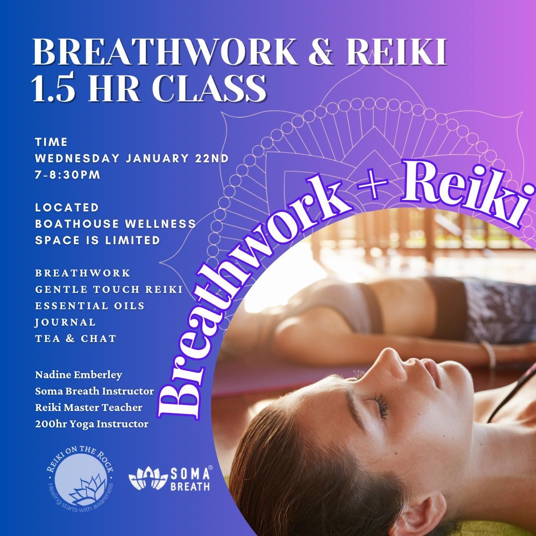 Breathwork & Reiki Journey + tea \/chat