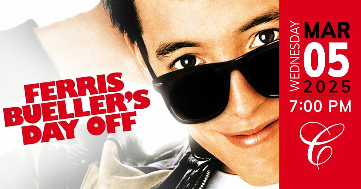 Movie Night: Ferris Bueller's Day Off