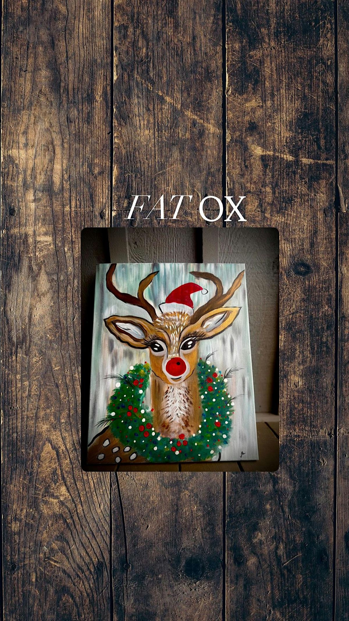 \ufe0f Rudolph\u2019s Glow: A Festive Paint Night!