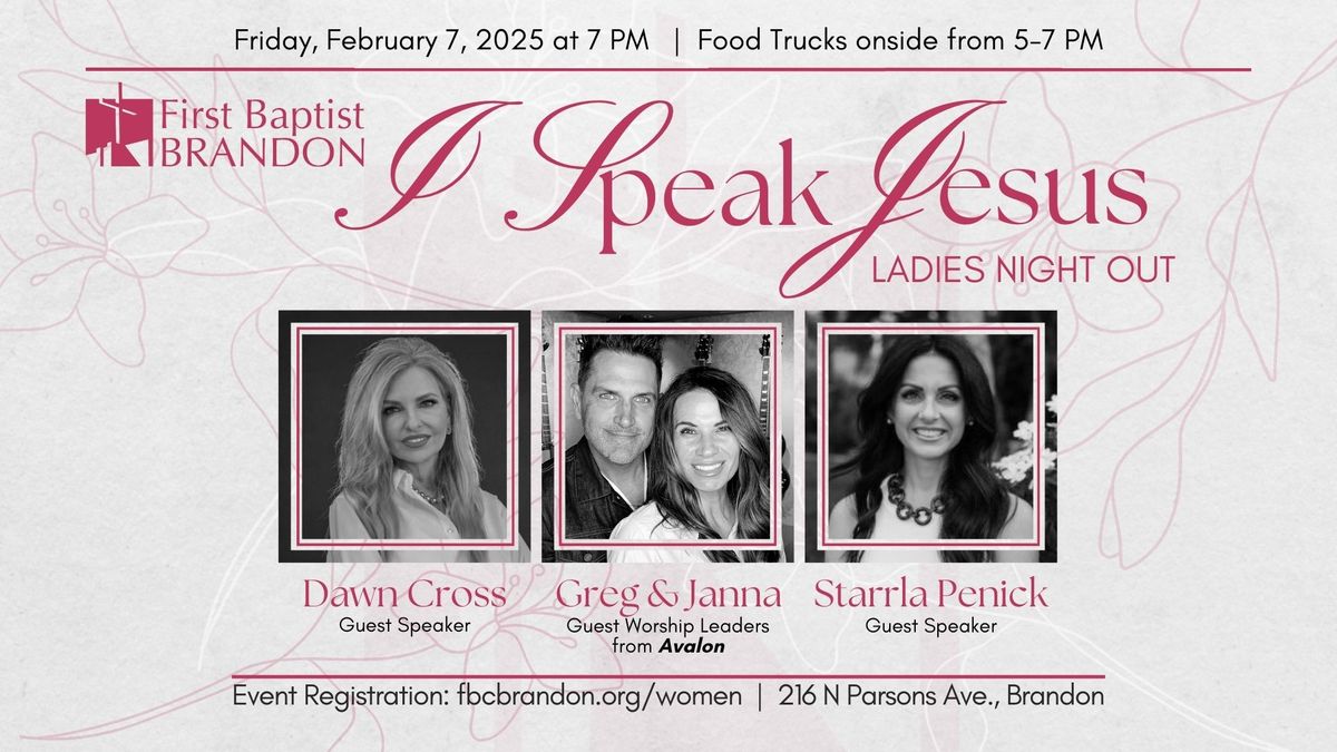 Ladies Night Out - I Speak Jesus