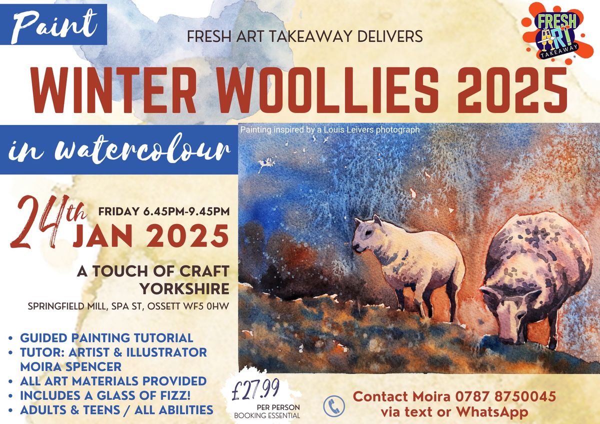 Watercolour Painting Evening: 'Winter Woollies 2025'