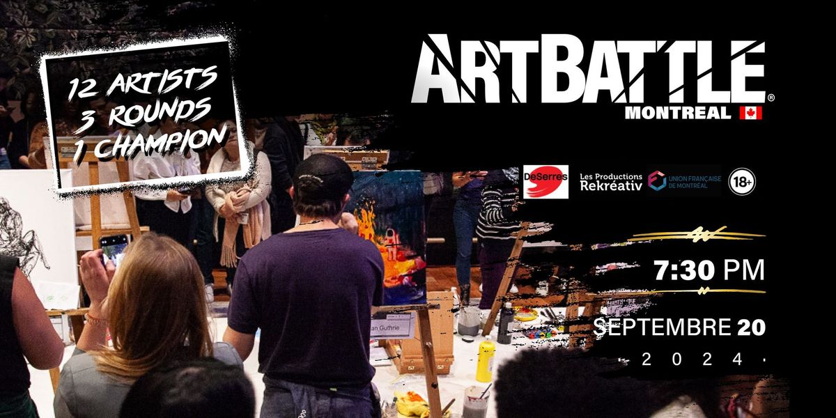 Art Battle Montr\u00e9al - 20 Septembre , 2024