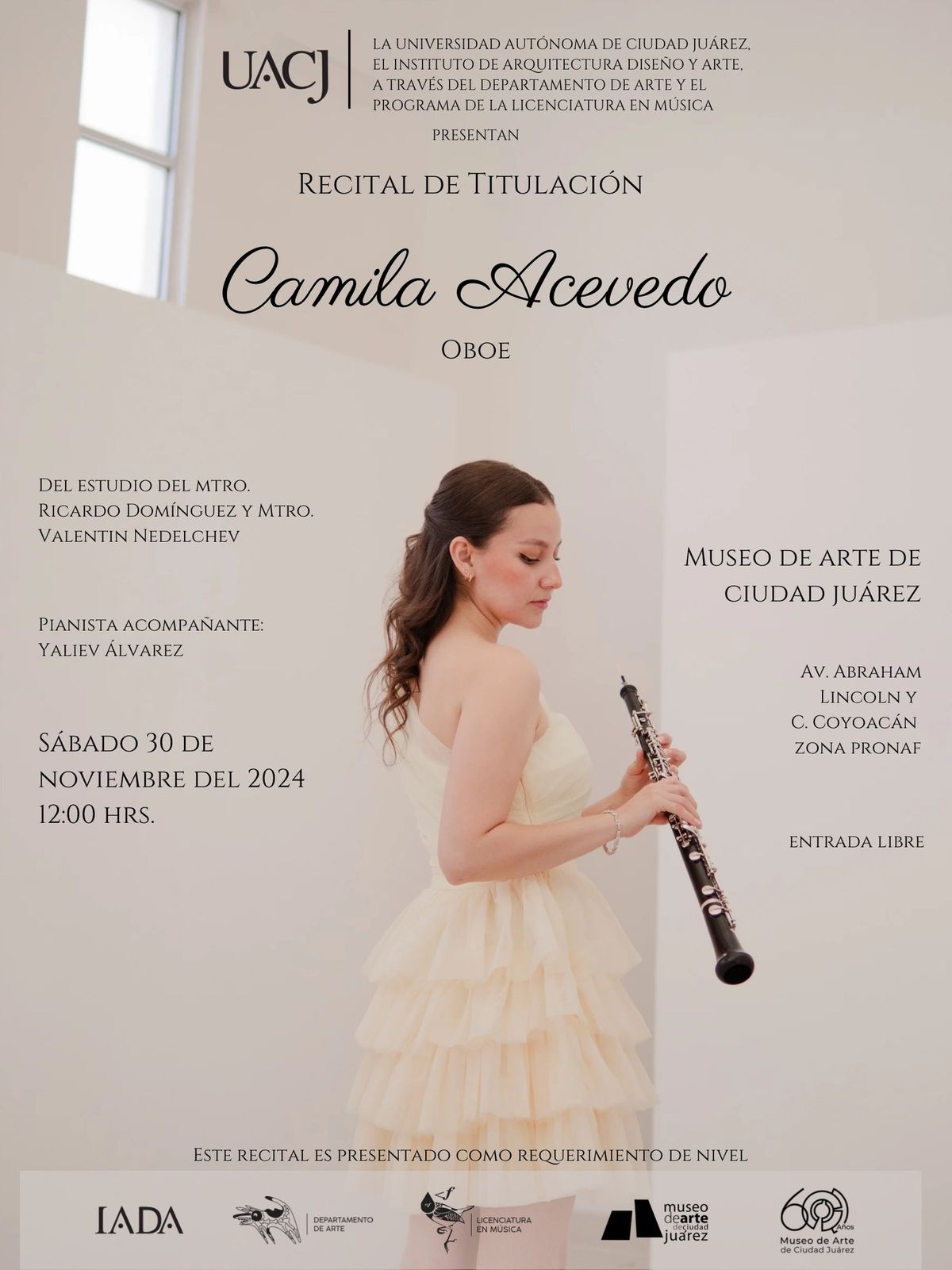 Camila Acevedo's Oboe Recital