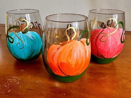 Fall Glass Painting