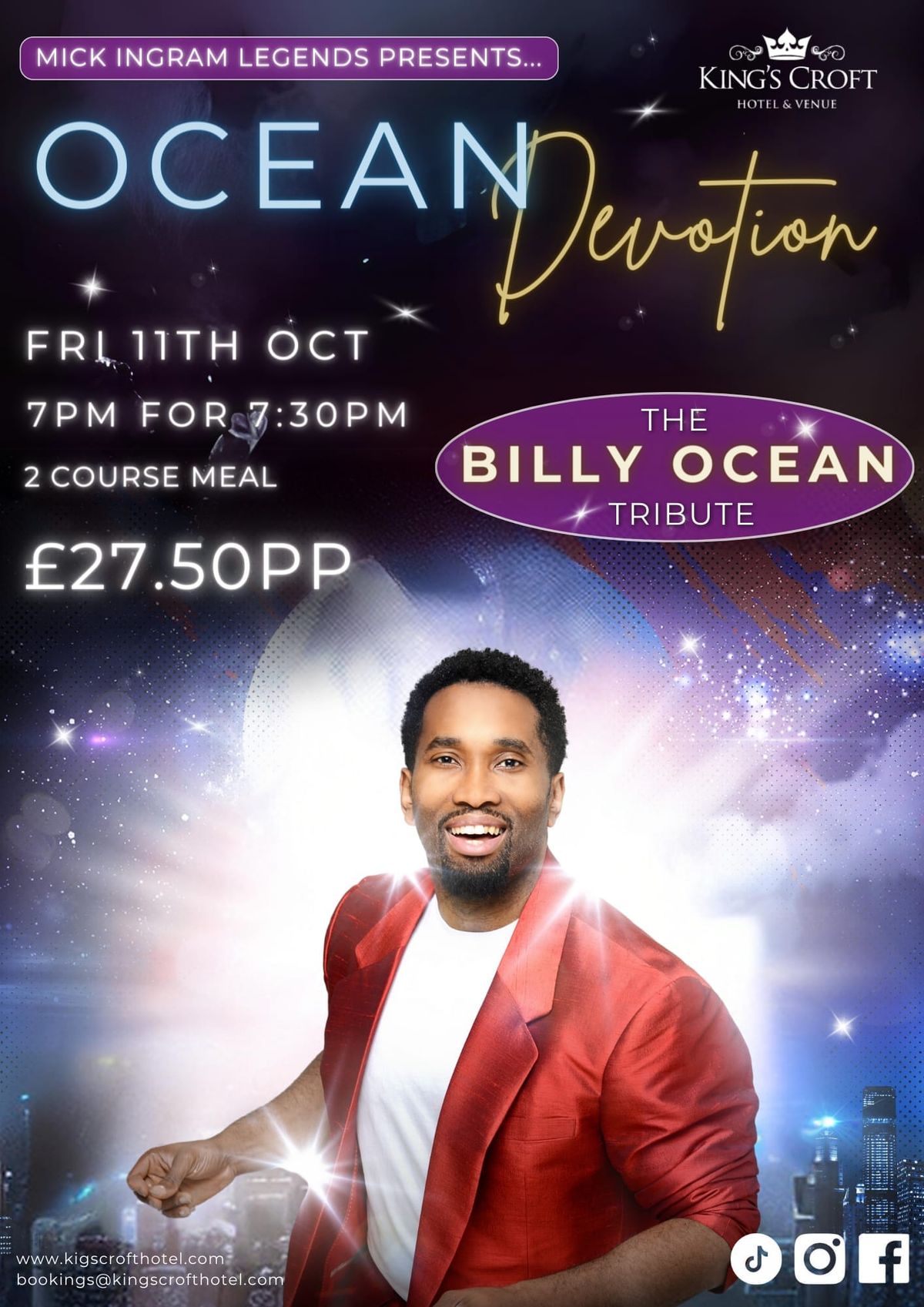 OCEAN DEVOTION TRIBUTE TO BILLY OCEAN 