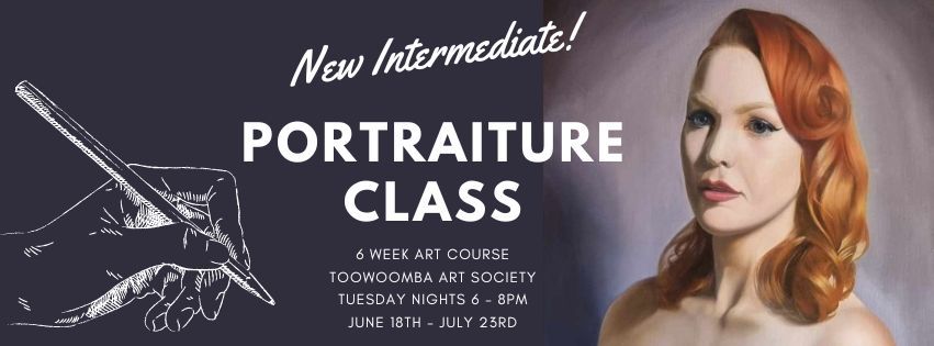 New Intermediate Portrait Drawing Course!