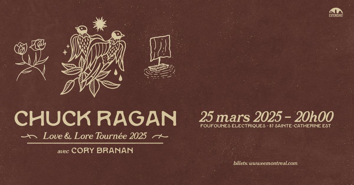 Chuck Ragan + Cory Branan | Montr\u00e9al 