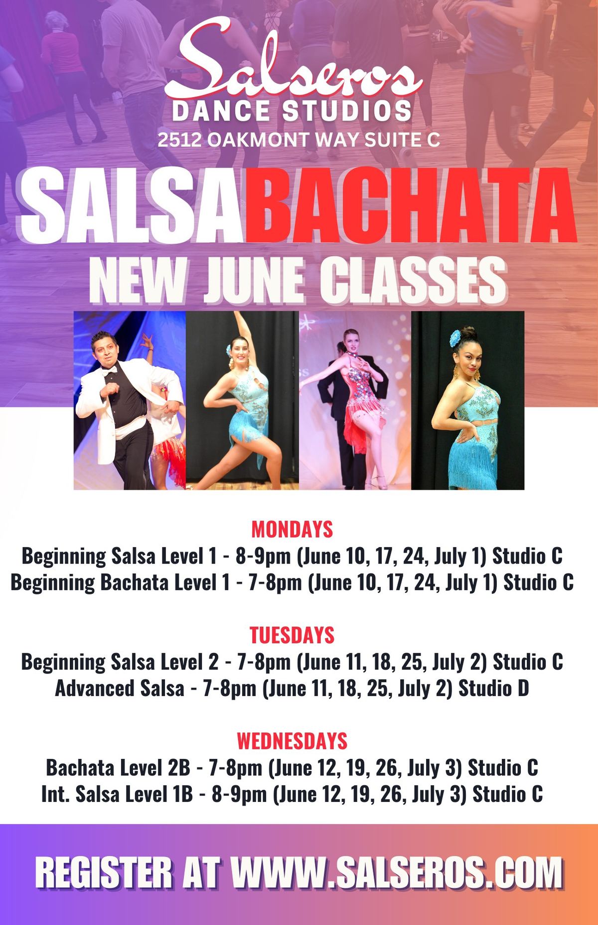 New Salsa & Bachata Classes - June 2024