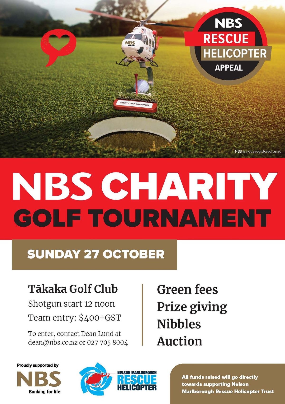 NBS Charity Golf Tournament - Golden Bay