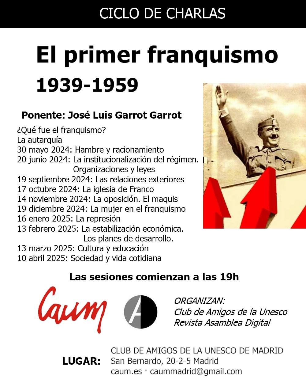 El primer franquismo (1939-1959) Las relaciones exteriores