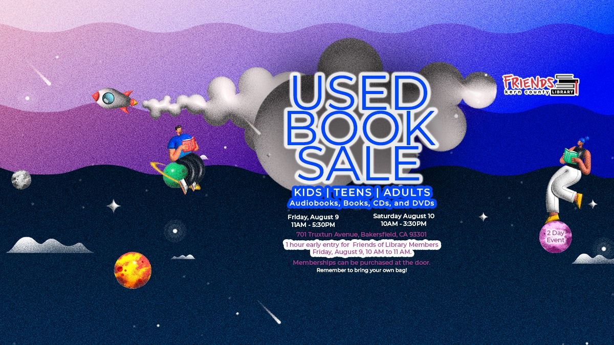 Adult, Children & Teen Used Book Sale