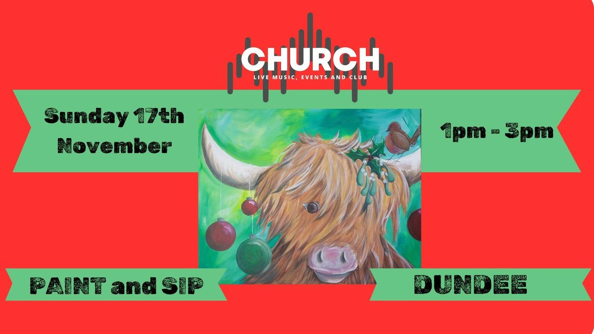 Christmas Coo Paint and Sip Live