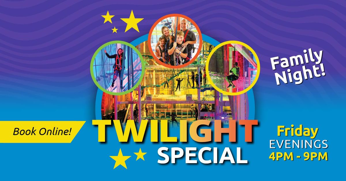 Friday Twilight Special: High Ropes and Zip!