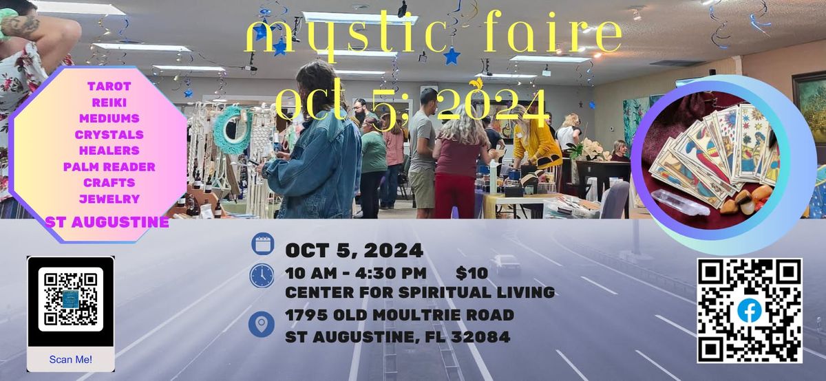 Mystic Faire St Augustine March 1 2025