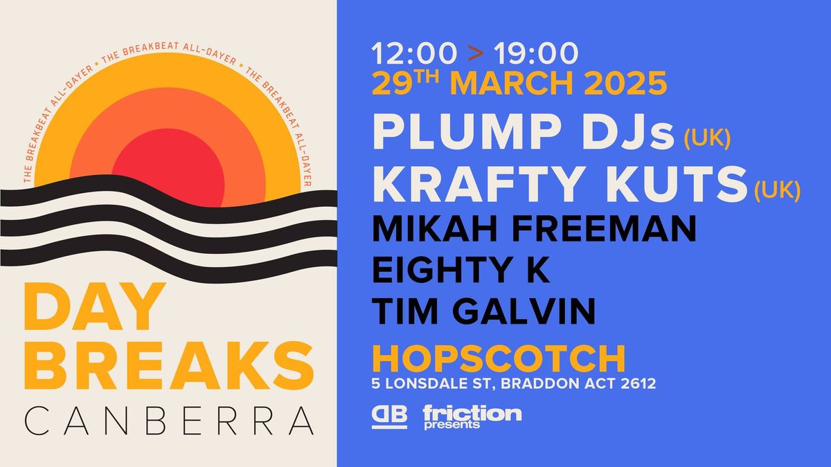 Friction Presents Plump Djs (UK) + Krafty Kuts (UK)