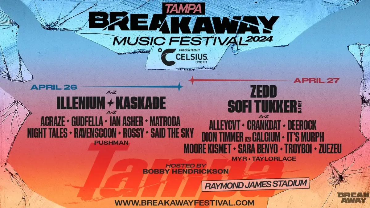 Breakaway Music Festival with Illenium, Kaskade, Zedd and more (2 Day Pass)