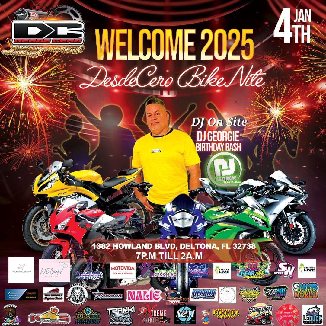 Welcome 2025 D.C BikeNite\/ DJ Georgie B.Day Bash