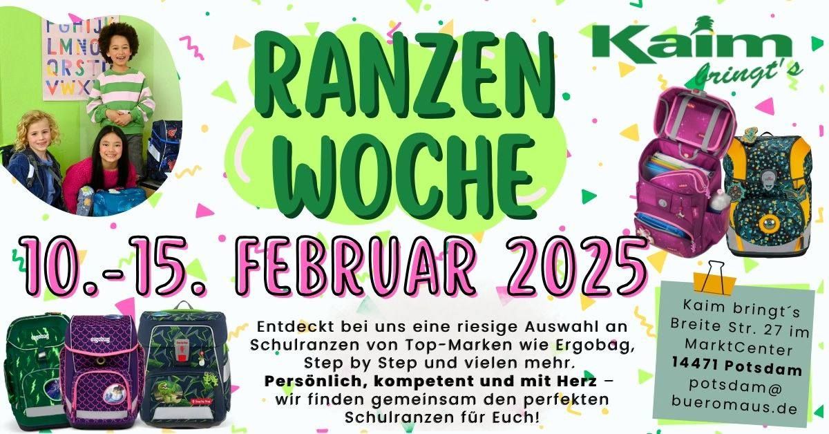 Schulranzen Woche in Potsdam